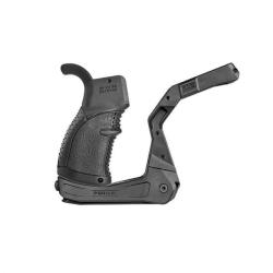 Plateforme bipied FAB Defense AR-Podium &agrave; d&eacute;ploiement rapide par bouton pour AR15/M4 Noir