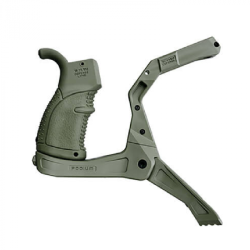 Plateforme bipied FAB Defense AR-Podium &agrave; d&eacute;ploiement rapide par bouton pour AR15/M4 Vert Olive