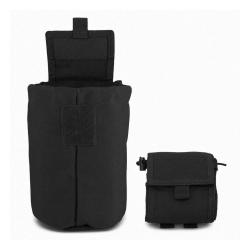 Poche de d&eacute;lestage repliable Dump Pouch Bulldog Tactical Gear Noir