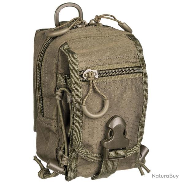 Pochette EDC Mil-Tec Hextac 10�10�15 cm polyester hexagonal enduit PVC MOLLE Vert olive