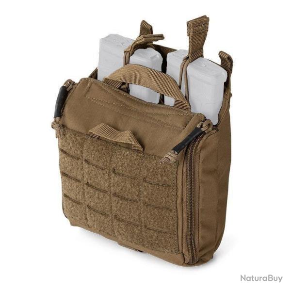 Pochette m�dicale 5.11 Tactical TacMed Flex en nylon N500D � ouverture frontale rabattable Kangaroo