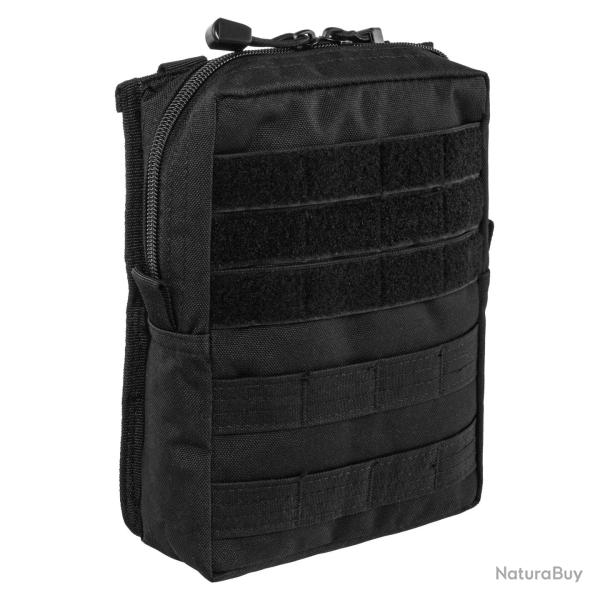 Pochette multi-usages Mil-Tec MOLLE Grand Noir