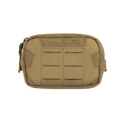 Pochette utilitaire Pentagon Elpis 15&times;10 en Cordura 500D compatible MOLLE et ceinturon Coyote - Tail