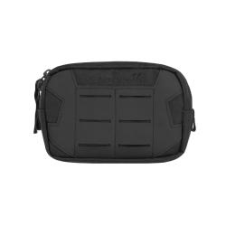 Pochette utilitaire Pentagon Elpis 15&times;10 en Cordura 500D compatible MOLLE et ceinturon Noir - Taille