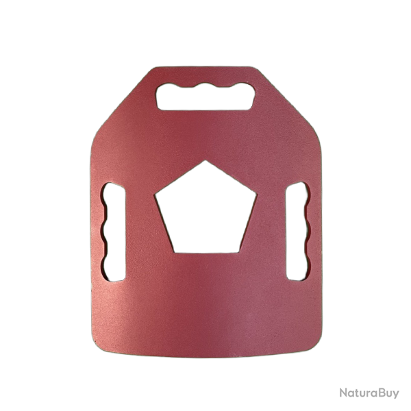 Poids Crossfit Pentagon TAC FITNESS Rouge 2.6 kg Vendu par lot de 2