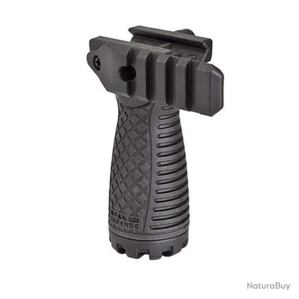 Poign�e avant ergonomique caoutchout�e FAB Defense RSG Noir
