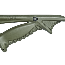 Poign&eacute;e avant ergonomique FAB Defense PTK + VTS Combo avec support de pouce pour rail Picatinny Vert