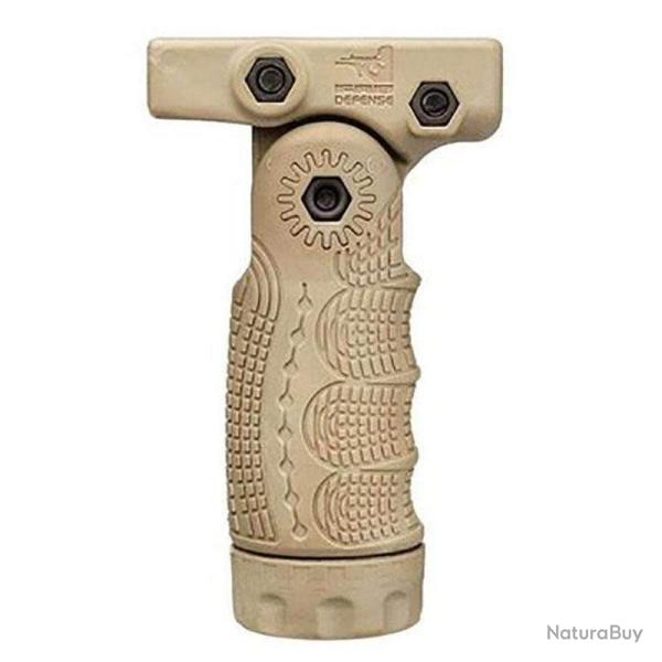 Poign�e avant pliante FAB Defense T-FL � 7 positions pour rail Picatinny Beige