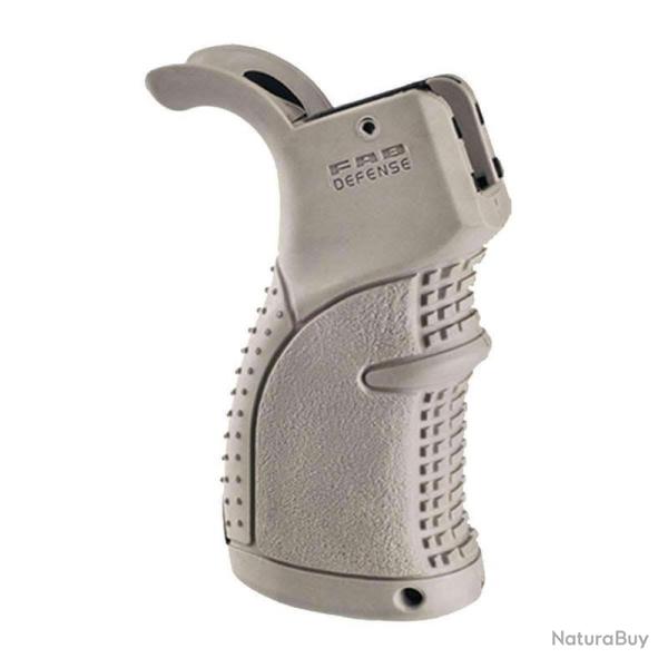 Poign�e pistolet ergonomique caoutchout�e FAB Defense AGR-43 pour AR15/M4/AR10/HK416 Beige