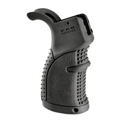 Poign&eacute;e pistolet ergonomique caoutchout&eacute;e FAB Defense AGR-43 pour AR15/M4/AR10/HK416 Noir