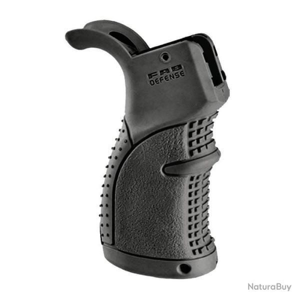 Poign�e pistolet ergonomique caoutchout�e FAB Defense AGR-43 pour AR15/M4/AR10/HK416 Noir