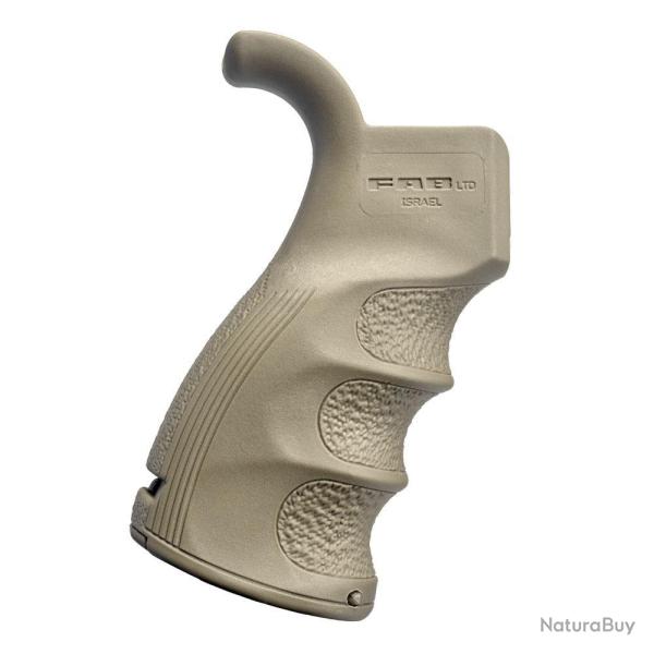 Poign�e pistolet ergonomique FAB Defense AG-43 avec compartiment et talon prolong� pour AR15/M4 Beig
