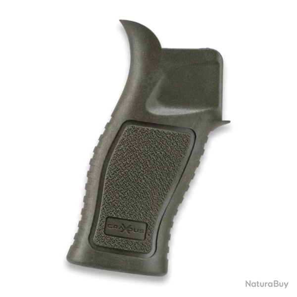 Poign�e pistolet ergonomique FAB Defense GRADUS X � profil 15� pour AR15/M4 Vert Olive