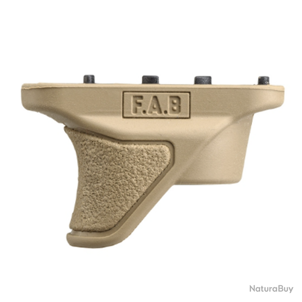 Poign�e support polyvalente FAB Defense VTS-M caoutchout�e (arr�t de main) compatible M-LOK Coyote