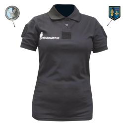 Polo Gendarmerie Patrol Equipement Femme MC Cooldry Noir - L