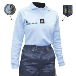 Polo Gendarmerie Patrol Equipement Femme ML Bleu - XL
