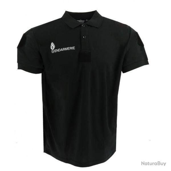 Polo Patrol Equipement CoolDry Noir - L