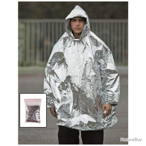 Poncho de survie Mil-Tec Silver polypropyl�ne aluminis� Autre