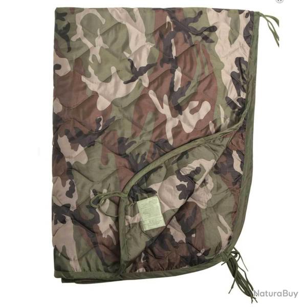 Poncho Liner Mil-Tec polyester matelass� 210 � 150 cm 800 g avec sac de transport CCE