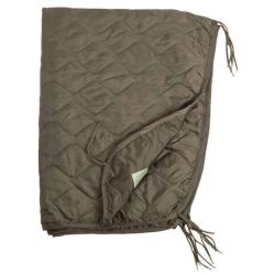 Poncho Liner Mil-Tec polyester matelass&eacute; 210 &times; 150 cm 800 g avec sac de transport Vert