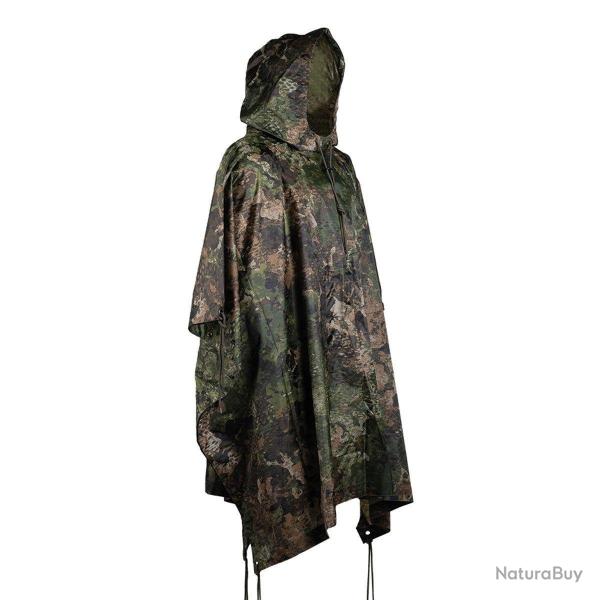 Poncho Mil-Tec CIV-TEC ripstop polyester enduit PVC colonne d'eau 5 000 mm multi-usages WASP I Z3A -