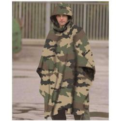 Poncho Mil-Tec type US Army en polyester 210T ripstop enduit polyvinyle colonne d'eau 5000 mm CCE