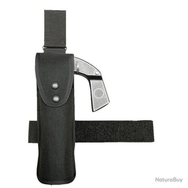 Porte-a�rosol de cuisse GK Pro Red Label 300/500 ml � 55-65 mm serre-cuisse r�glable Noir
