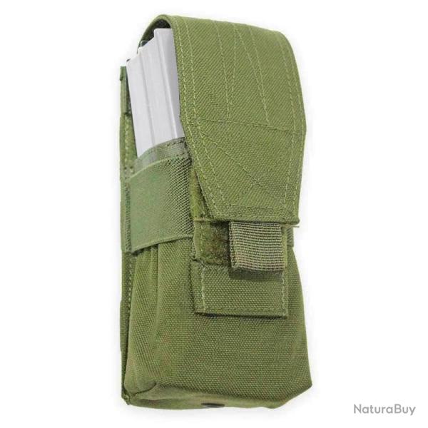 Porte-chargeur AK / AR15 1X2 Bulldog Tactical Gear (outlet) Vert 7.62 / 5.56