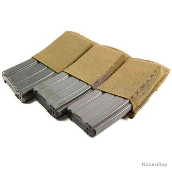 Porte-chargeur Blue Force Gear TEN SPEED AR15 3X1 Coyote