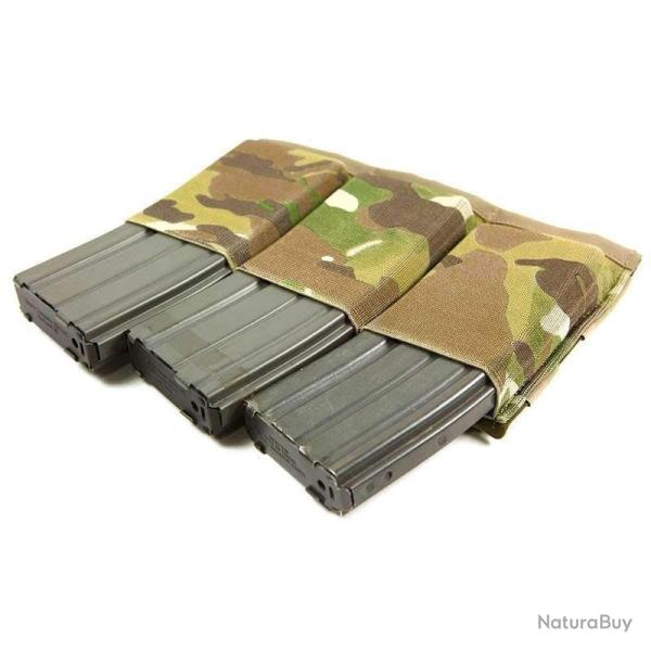 Porte-chargeur Blue Force Gear TEN SPEED AR15 3X1 Multicam