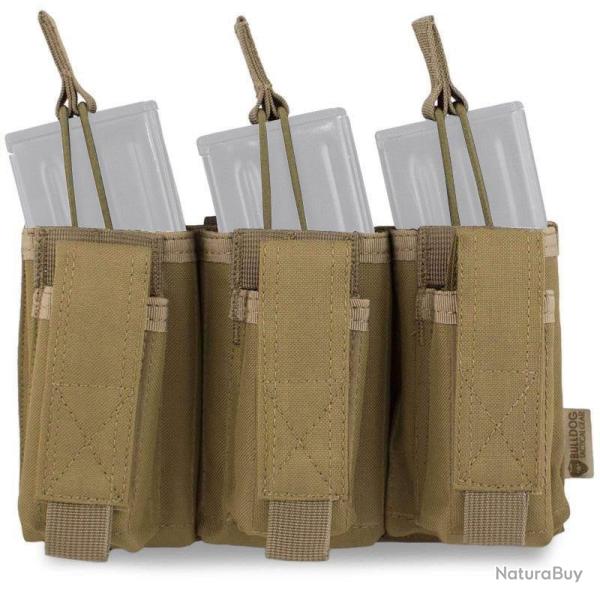 Porte-chargeur Bungee Bulldog Tactical Gear Coyote 5.56 / 9 mm