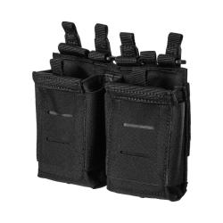 Porte-chargeur double AR 5.11 Tactical Flex 2.0 &agrave; insert de r&eacute;tention en nylon 500D Noir