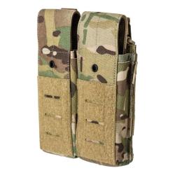 Porte-chargeur double AR 5.11 Tactical Flex &agrave; rabat de protection en nylon 500D Multicam