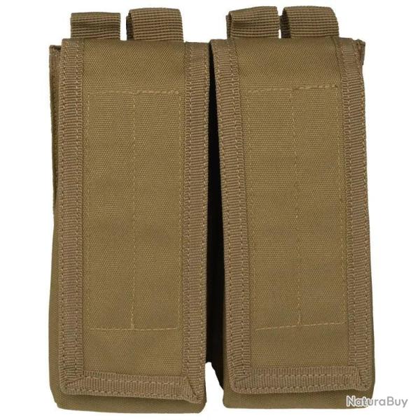 Porte-chargeur double Mil-Tec AK47 polyester enduit PVC 15 � 7 � 19 cm capacit� quatre chargeurs Coy