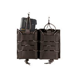 Porte-chargeur double Mil-Tec Open Top Flex pour M4 Noir