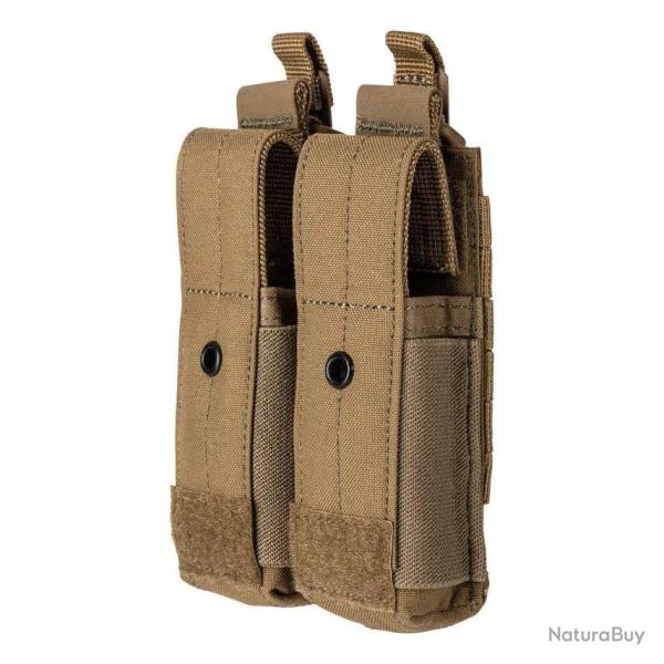 Porte-chargeur double pistolet 5.11 Tactical Flex en nylon 500D avec oeillet de drainage Kangaroo