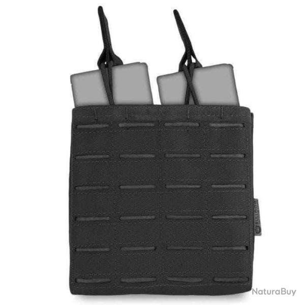 Porte-chargeur LAZER OPEN TOP 2X1 Bulldog Tactical Gear Noir 5.56