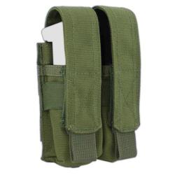 Porte-chargeur PISTOL 2X1 Bulldog Tactical Gear (outlet) Vert olive 9 mm