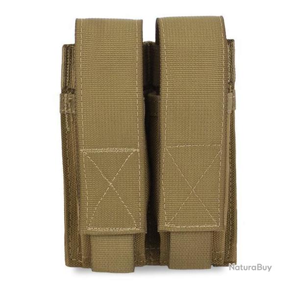 Porte-chargeur PISTOL 2X1 Bulldog Tactical Gear Coyote 9 mm