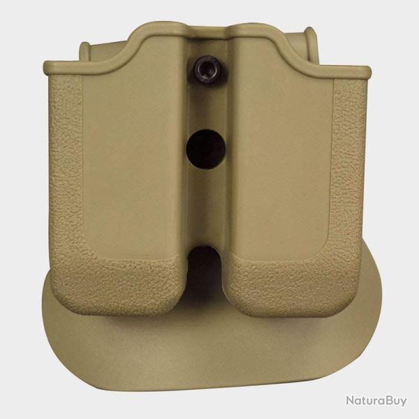 Porte-chargeur rigide IMI Defense Z20 Pistol 2X1 Beige Beretta / Sig Sauer