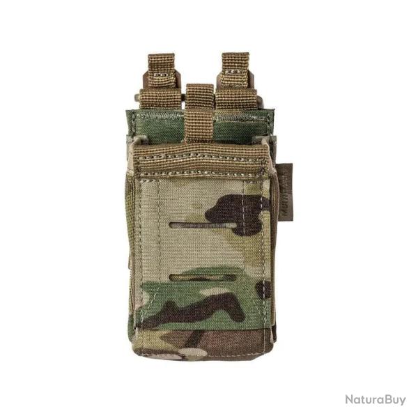 Porte-chargeur simple AR 5.11 Tactical Flex 2.0 � insert de r�tention en nylon 500D Multicam