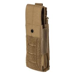 Porte-chargeur simple AR 5.11 Tactical Flex &agrave; rabat de protection en nylon 500D Kangaroo