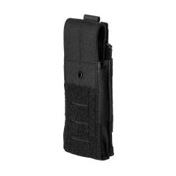 Porte-chargeur simple AR 5.11 Tactical Flex &agrave; rabat de protection en nylon 500D Noir