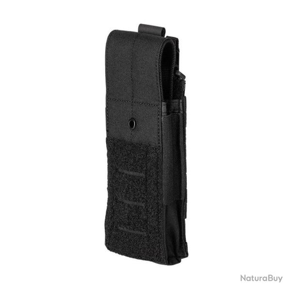Porte-chargeur simple AR 5.11 Tactical Flex � rabat de protection en nylon 500D Noir