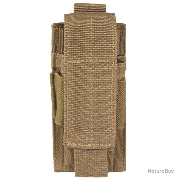 Porte-chargeur simple Mil-Tec pour pistolet polyester PVC compatible MOLLE avec hauteur r�glable Coy
