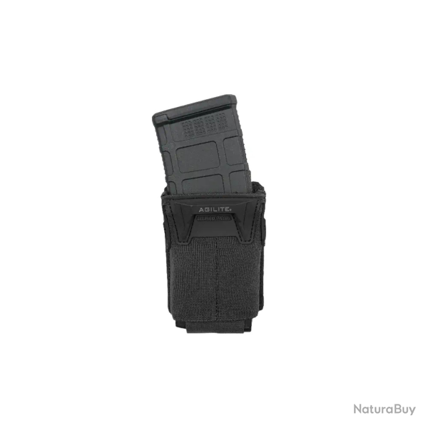 Porte-chargeur simple multi-calibres Agilite Pincer� Placard Noir