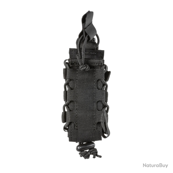 Porte-chargeur simple pistolet 5.11 Tactical Flex multicalibre � panneaux ajustables Noir
