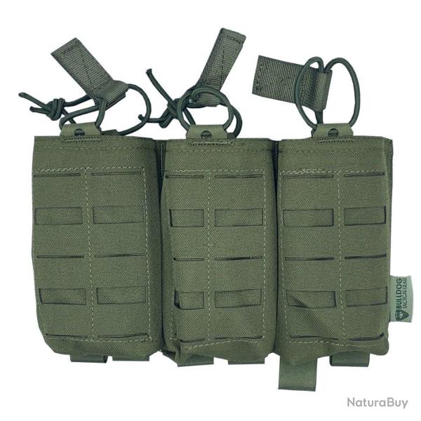 Porte-chargeur SM2A M4 1X3 Bulldog Tactical Gear Vert olive