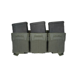 Porte-chargeur triple Agilite Pincer� Placard .308 / 7.62 x 51 mm / 6.8 x 51 mm Vert Ranger