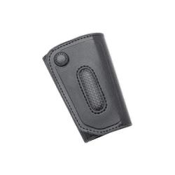 Porte-cl&eacute;s silencieux GK Pro Copland cuir synth&eacute;tique clip ceinturon anneau amovible Noir